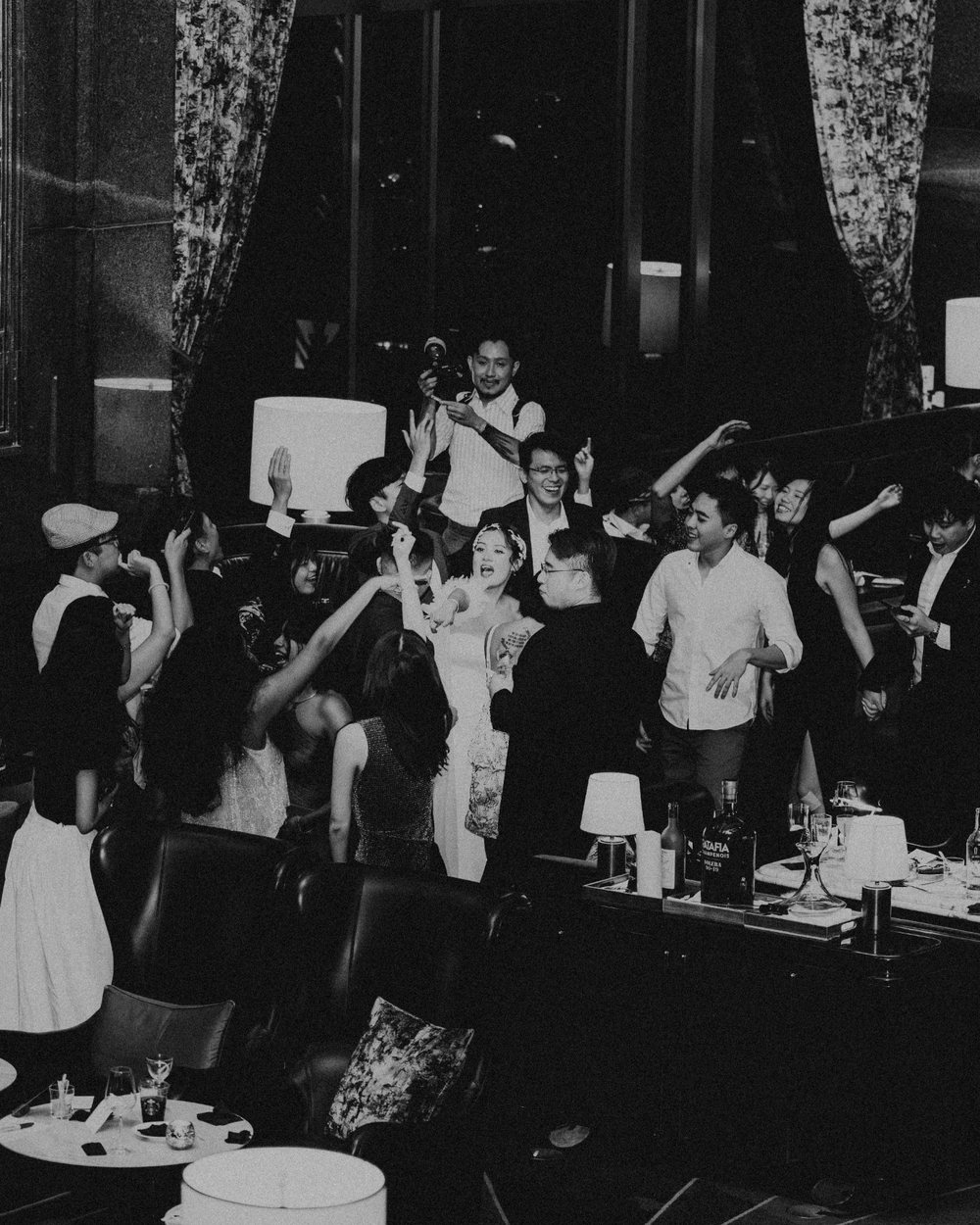 Live band performing at a wedding celebration